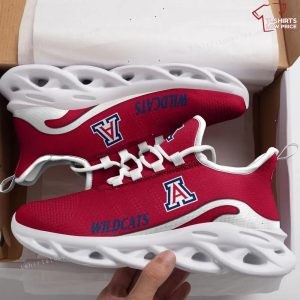 NCAA Arizona Wildcats Red Max Soul Sneakers Running Shoes