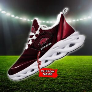 NCAA Arkansas Razorbacks Max Soul Sneaker Custom Name