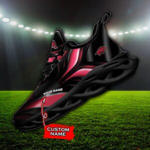 NCAA Arkansas Razorbacks Max Soul Sneaker Custom Name 84TTMSNCAA8402