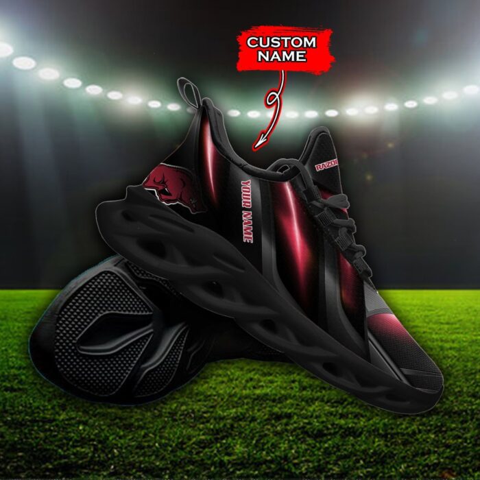 NCAA Arkansas Razorbacks Max Soul Sneaker Custom Name Ver 1