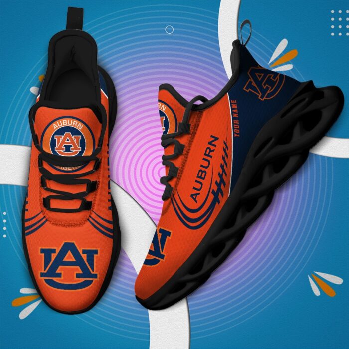 NCAA Auburn Tigers Max Soul Sneaker Custom Name 05 M12