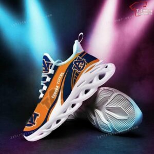 NCAA Auburn Tigers Orange Blue Max Soul Sneakers Running Shoes
