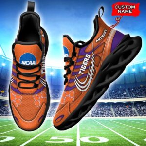 NCAA Clemson Tigers Max Soul Sneaker Custom Name 65 M12HTN4312
