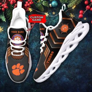 NCAA Clemson Tigers Max Soul Sneaker Custom Name 69HTN2305