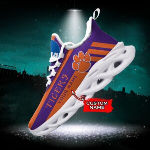 NCAA Clemson Tigers Max Soul Sneaker Custom Name Style 1HTN7020