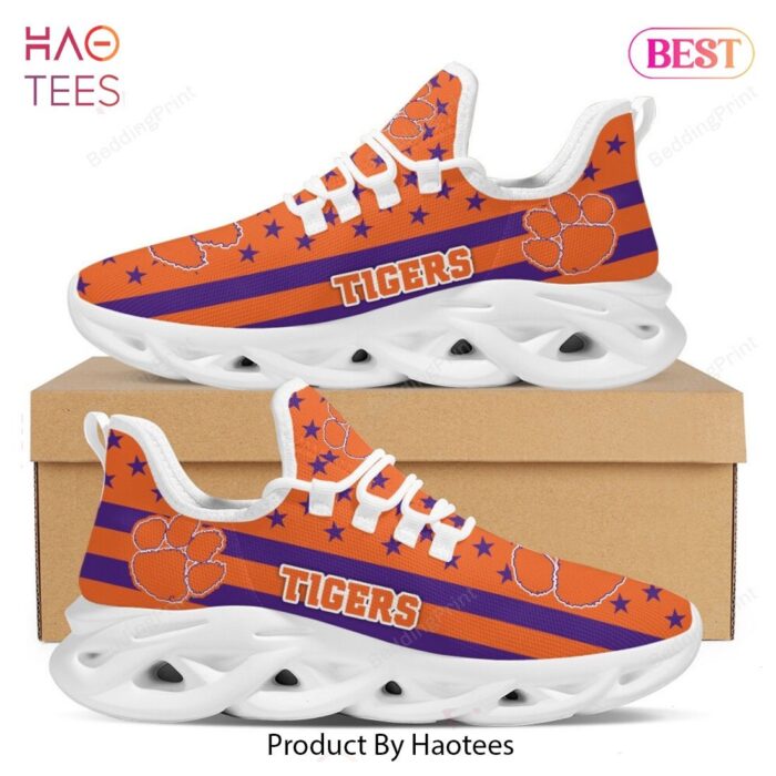 NCAA Clemson Tigers Orange Mix Violet Max Soul Shoes