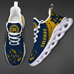 NCAA Custom name 02 Notre Dame Fighting Irish Personalized Max Soul Shoes