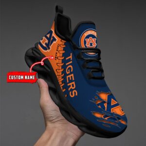 NCAA Custom name 03 Auburn Tigers Personalized Max Soul Shoes