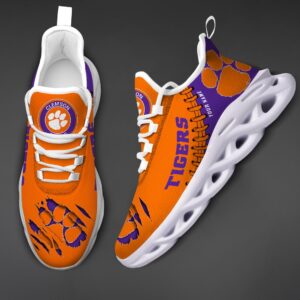 NCAA Custom name 05 Clemson Tigers Personalized Max Soul Shoes