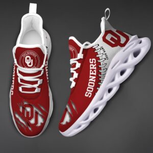 NCAA Custom name 10 Oklahoma Sooners Personalized Max Soul Shoes