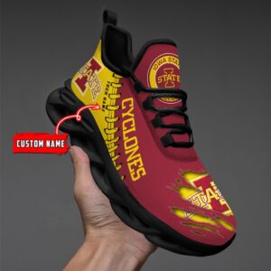 NCAA Custom name 11 Iowa State Cyclones Personalized Max Soul Shoes