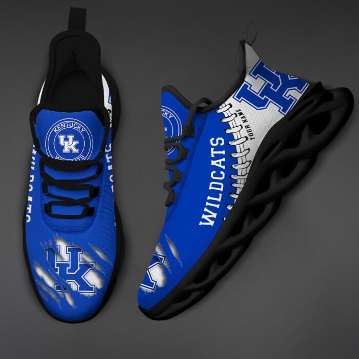NCAA Custom name 12 Kentucky Wildcats Personalized Max Soul Shoes