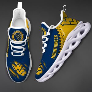 NCAA Custom name 14 West Virginia Mountaineers Personalized Max Soul Shoes