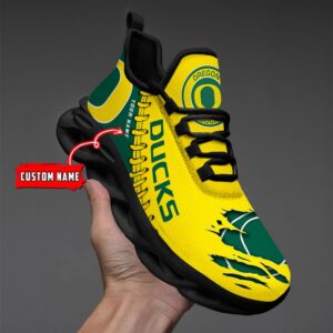 NCAA Custom name 26 Oregon Ducks Personalized Max Soul Shoes