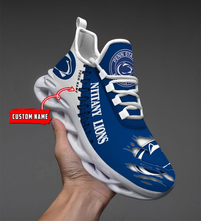 NCAA Custom name 27 Penn State Nittany Lions Personalized Max Soul Shoes