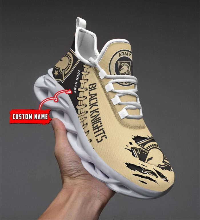 NCAA Custom name 42 Army Black Knights Personalized Max Soul Shoes