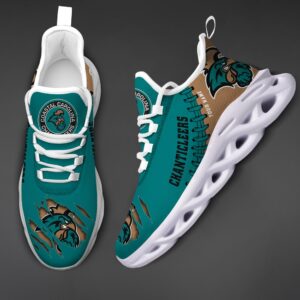 NCAA Custom name 46 Coastal Carolina Chanticleers Personalized Max Soul Shoes