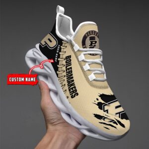 NCAA Custom name 61 Purdue Boilermakers Personalized Max Soul Shoes
