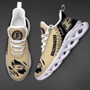 NCAA Custom name 61 Purdue Boilermakers Personalized Max Soul Shoes