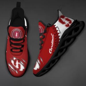 NCAA Custom name 66 Stanford Cardinal Personalized Max Soul Shoes