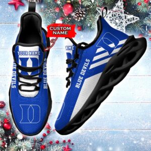 NCAA Duke Blue Devils Max Soul Sneaker Custom Name 67HTN2150