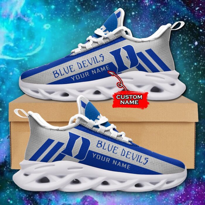 NCAA Duke Blue Devils Max Soul Sneaker Custom Name Style 1HTN7021