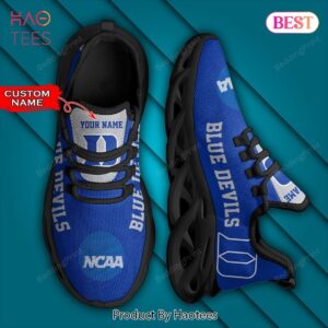NCAA Duke Blue Devils Personalized Blue Max Soul Shoes