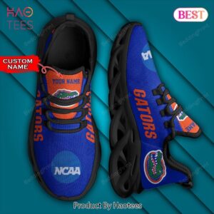 NCAA Florida Gators Personalized Blue Orange Max Soul Shoes