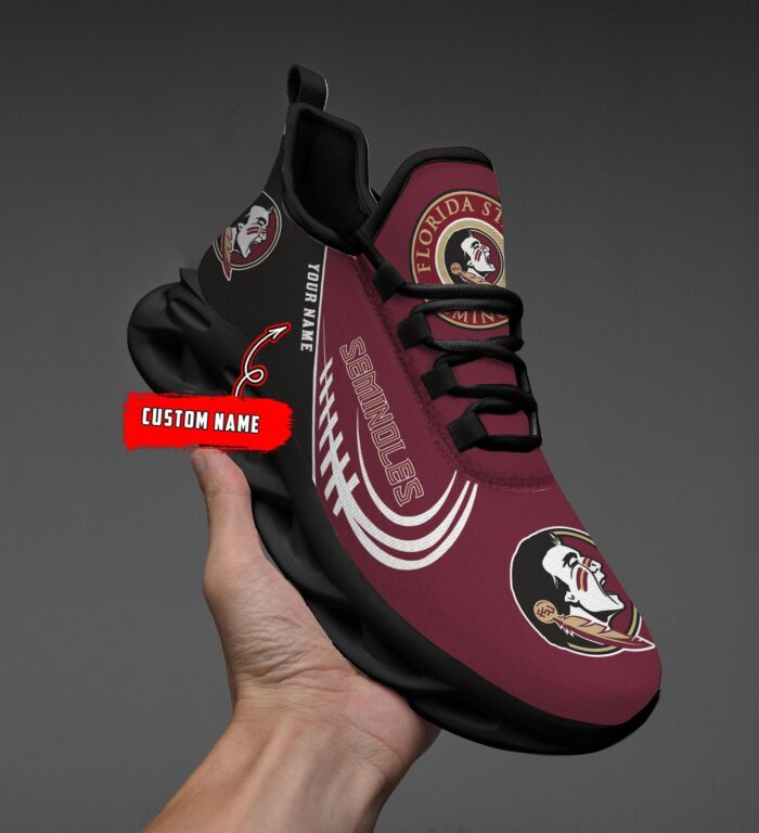NCAA Florida State Seminoles Max Soul Sneaker Custom Name 05 M12