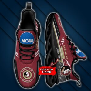 NCAA Florida State Seminoles Max Soul Sneaker Custom Name 47 M12RTT3728