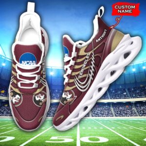 NCAA Florida State Seminoles Max Soul Sneaker Custom Name 65 M12HTN4315