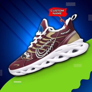 NCAA Florida State Seminoles Max Soul Sneaker Custom Name 65 M12HTN4315