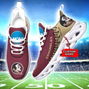 NCAA Florida State Seminoles Max Soul Sneaker Custom Name 85TK08