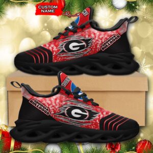 NCAA Georgia Bulldogs Max Soul Sneaker Custom Name 66RTT1568