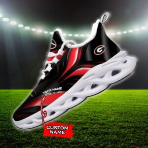 NCAA Georgia Bulldogs Max Soul Sneaker Custom Name 84TTMSNCAA8409