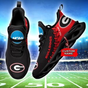 NCAA Georgia Bulldogs Max Soul Sneaker Custom Name 85TK09