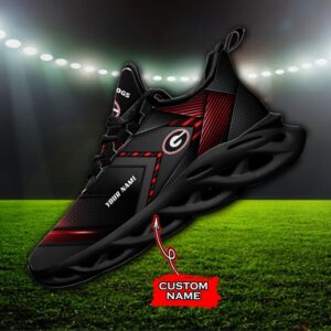 NCAA Georgia Bulldogs Max Soul Sneaker Custom Name Fan Gift