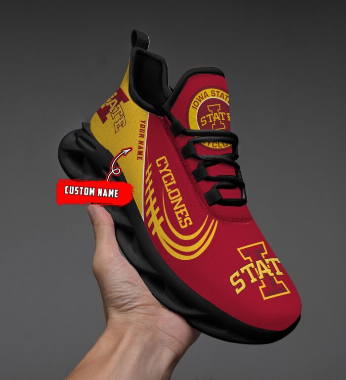 NCAA Iowa State Cyclones Max Soul Sneaker Custom Name 05 M12