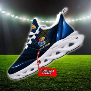 NCAA Kansas Jayhawks Max Soul Sneaker Custom Name