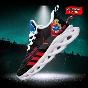 NCAA Kansas Jayhawks Max Soul Sneaker Custom Name 43 M1RTT4193