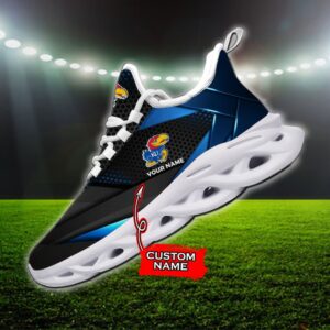 NCAA Kansas Jayhawks Max Soul Sneaker Custom Name C15 CH1