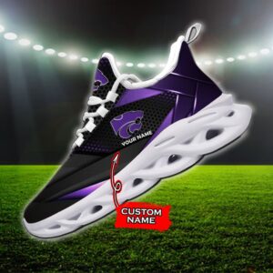 NCAA Kansas State Wildcats Max Soul Sneaker Custom Name 87