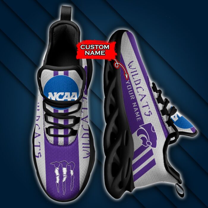 NCAA Kansas State Wildcats Max Soul Sneaker Custom Name Style 1HTN7027