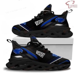 NCAA Kentucky Wildcats Black Blue Max Soul Shoes Running Sneakers