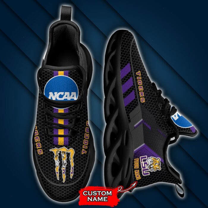 NCAA LSU Tigers Max Soul Sneaker Custom Name 43 M1RTT4197