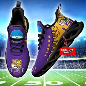 NCAA LSU Tigers Max Soul Sneaker Custom Name 85TK15
