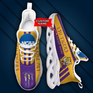 NCAA LSU Tigers Max Soul Sneaker Custom Name Style 1HTN7030