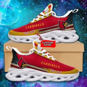 NCAA Louisville Cardinals Max Soul Sneaker Custom Name 42 M1