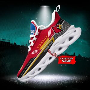 NCAA Louisville Cardinals Max Soul Sneaker Custom Name 47 M12RTT3734