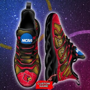NCAA Louisville Cardinals Max Soul Sneaker Custom Name 48 M1